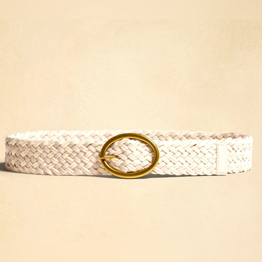 Banana Republic Cord Vegan Belt in Beige